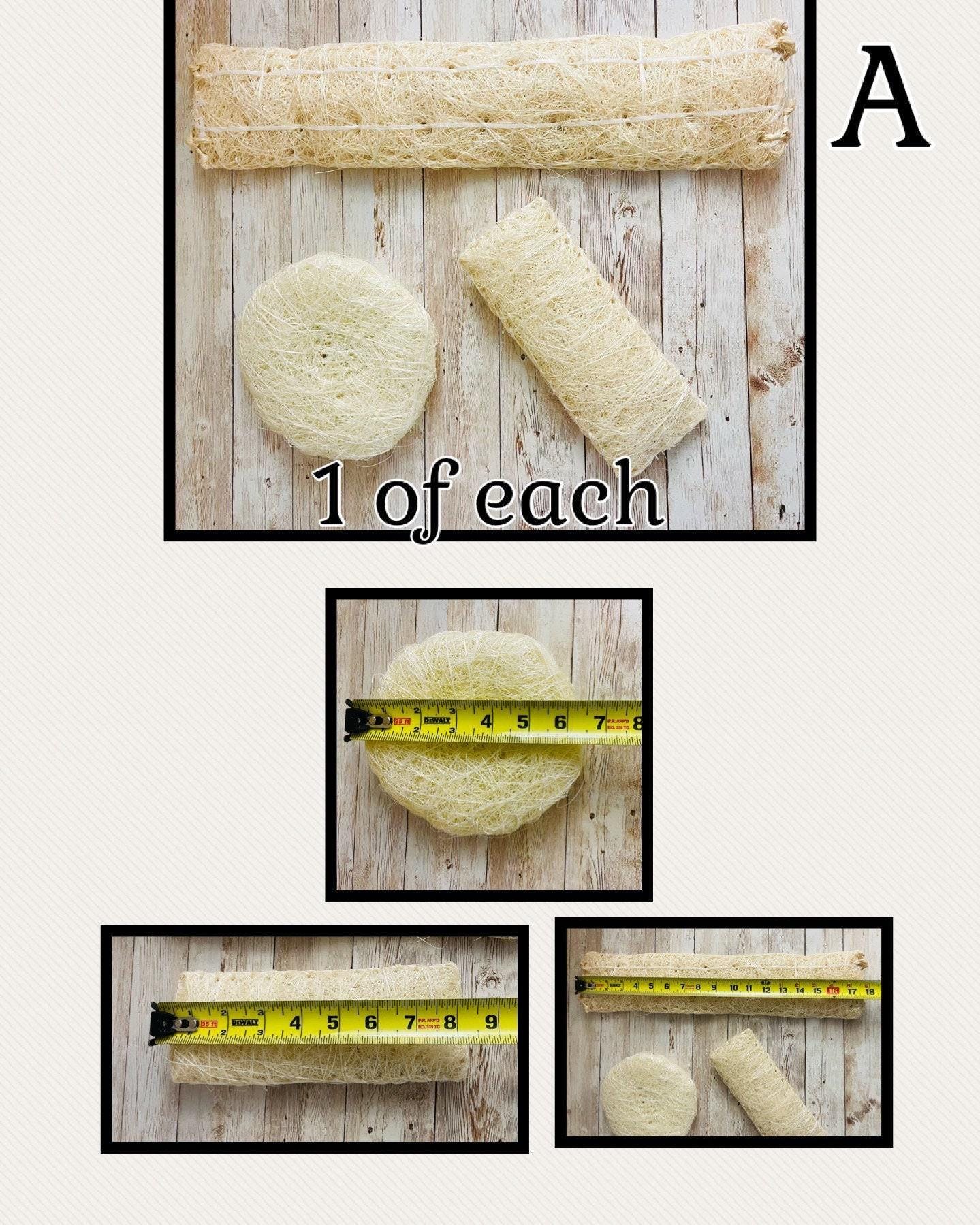 Estropajo De Ixtle Mexicano Ixtle Scourer Body Scrub 100% Natural Fibers