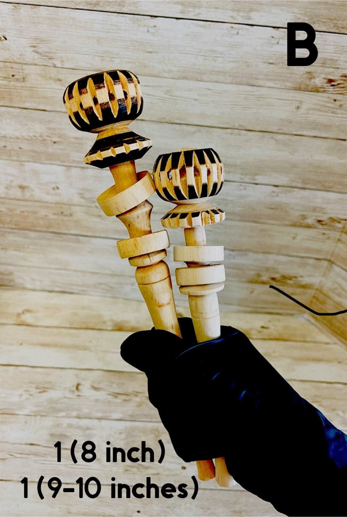 Mexican Wood Molinillo for Hot Chocolate 8. 9 and 13 inches Stirrer Molinillo Mexicano De Madera 8, 9 y 13  pulgadas