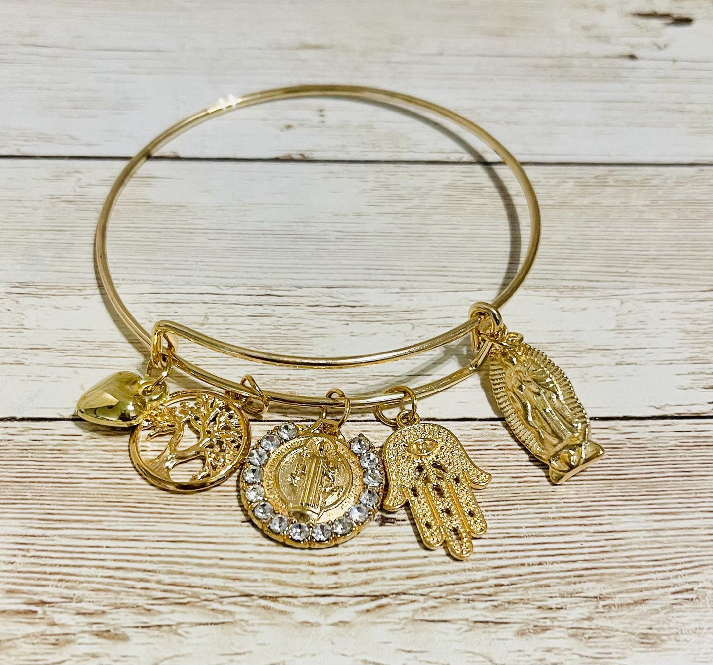 Expandable Protect Charm Hamsa Hand Tree of Life Indie Bracelet Pulseras de Mal de Ojo Arbol de la Vida