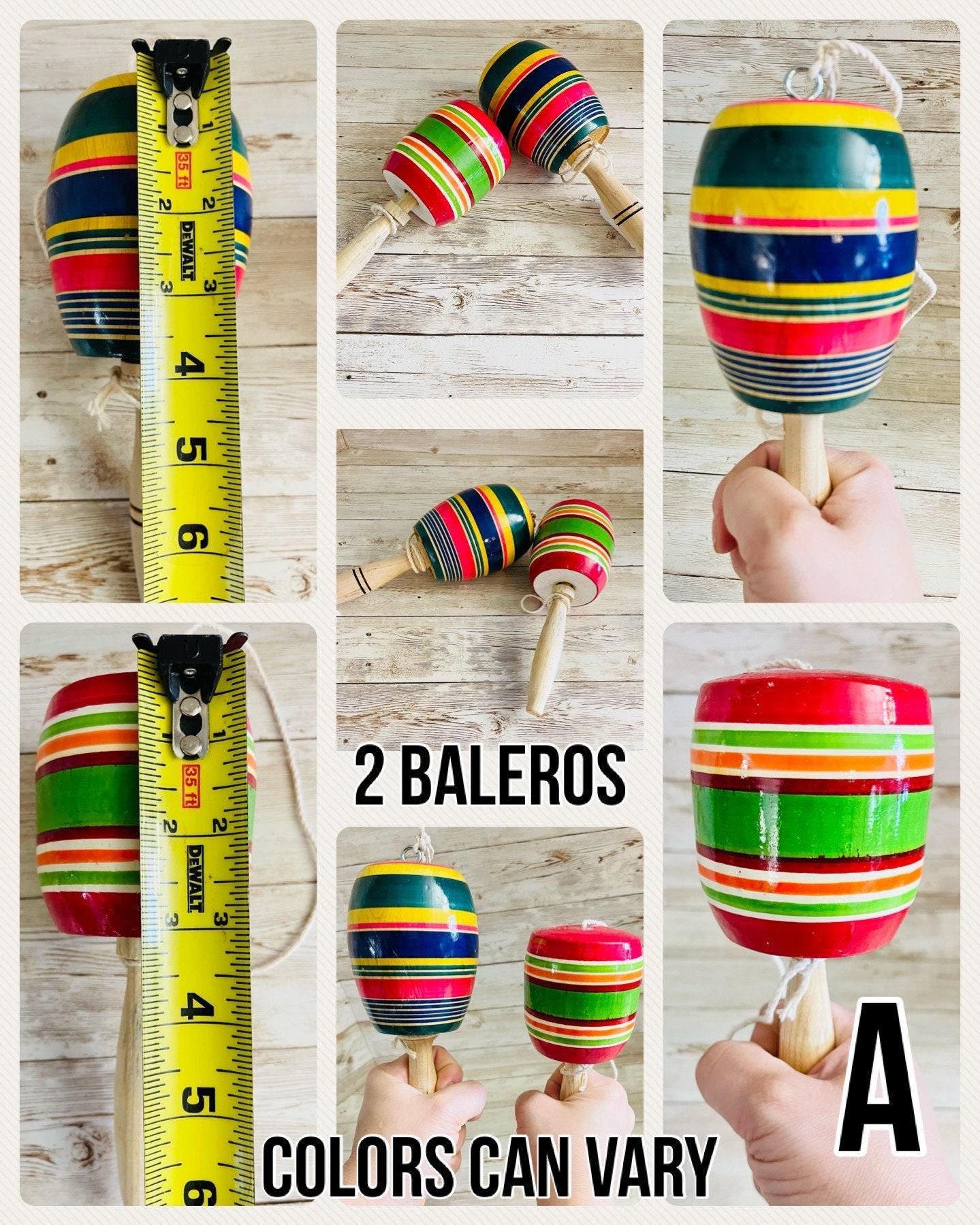 Mexican Wood Baleros Classic Toys Baleros Mexicanos de Madera