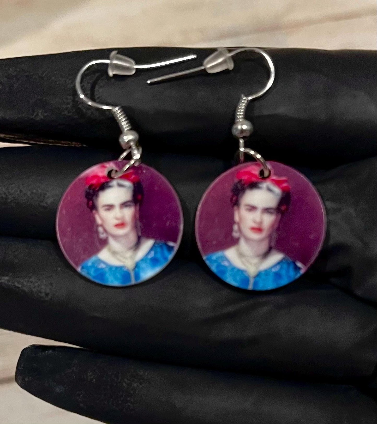Frida Kahlo Earrings And Necklace Jewelry Set Collar Y Aretes De Frida Kahlo