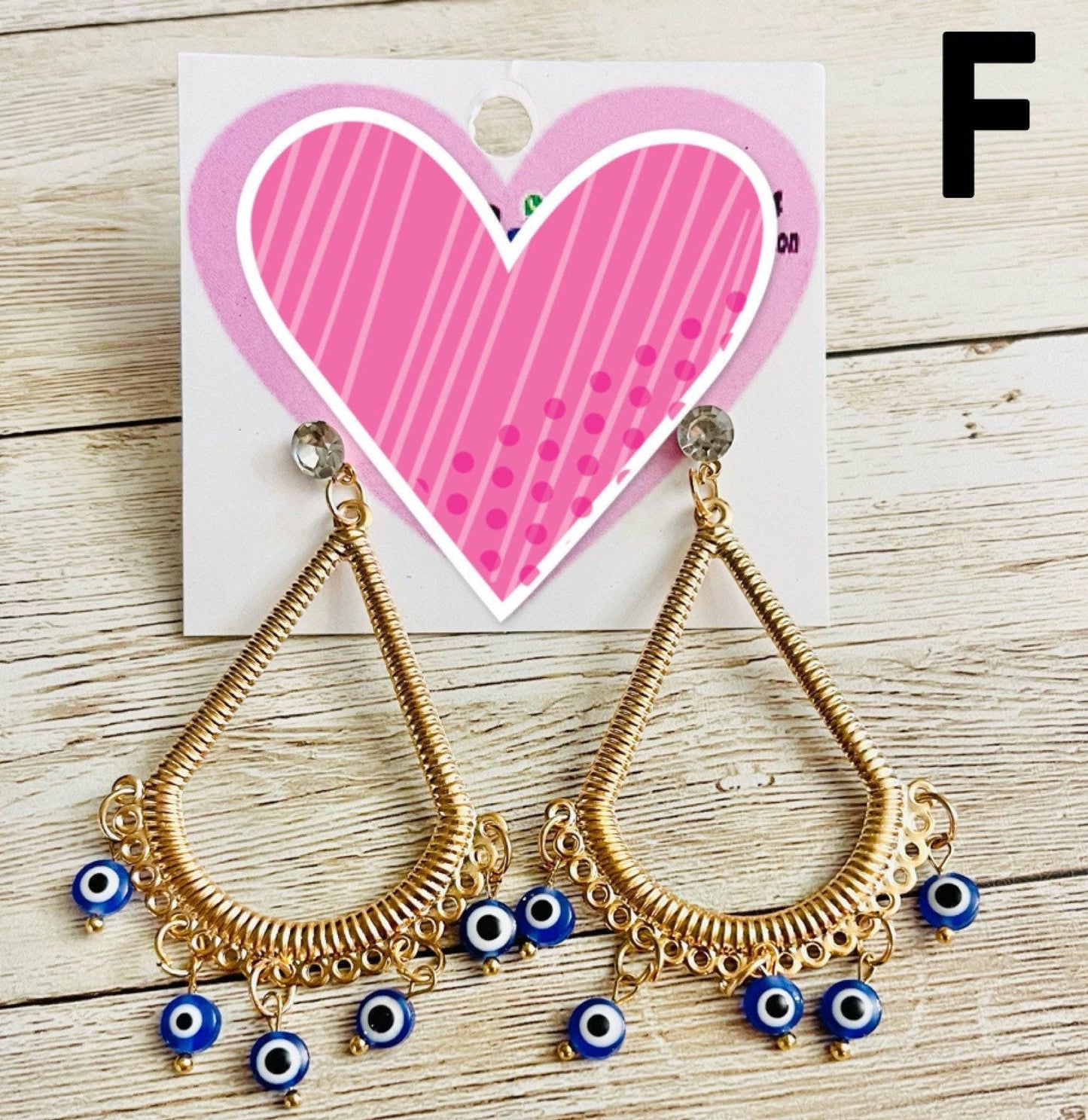 Evil Eye Earrings Aretes De Mal de Ojo