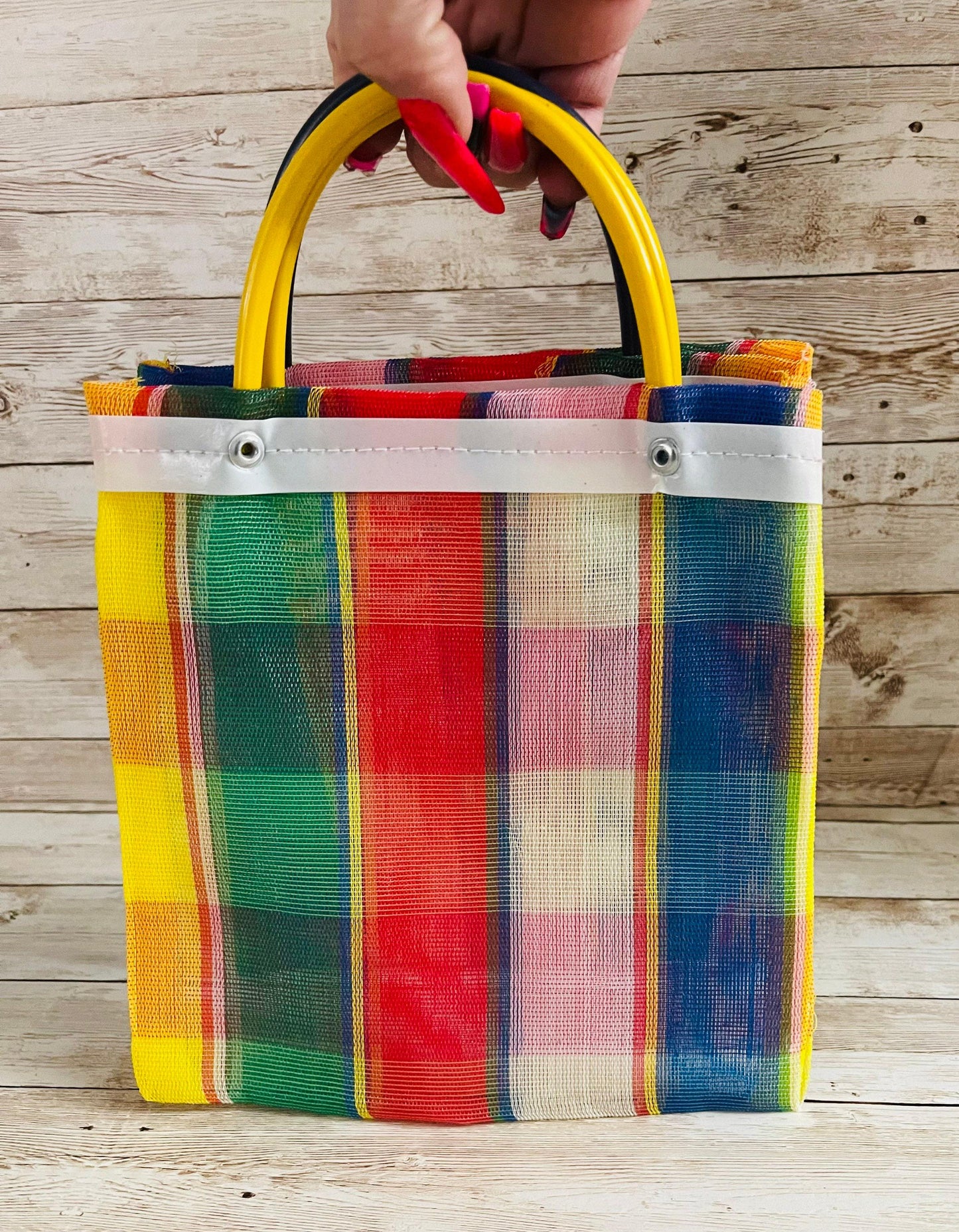 Reuseable Mercado Mesh Bag Bolsas de Maya Mexicanas