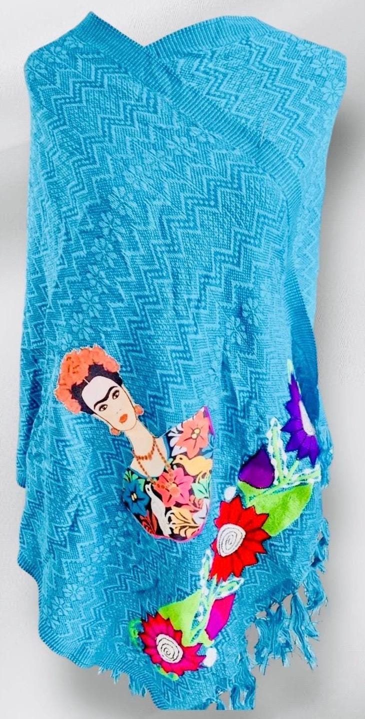 Frida Kahlo Embroidered Shawls Rebosos Bordados de Frida Kahlo