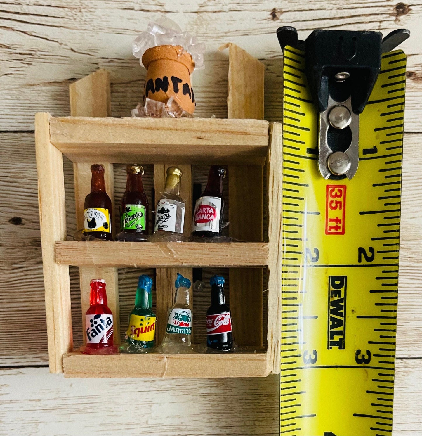 2x Mexican Kitchen Magnet Trasterito with Miniature Accessories 2 Trasteritos de Cocina con Accesorios en Miniatura y Iman