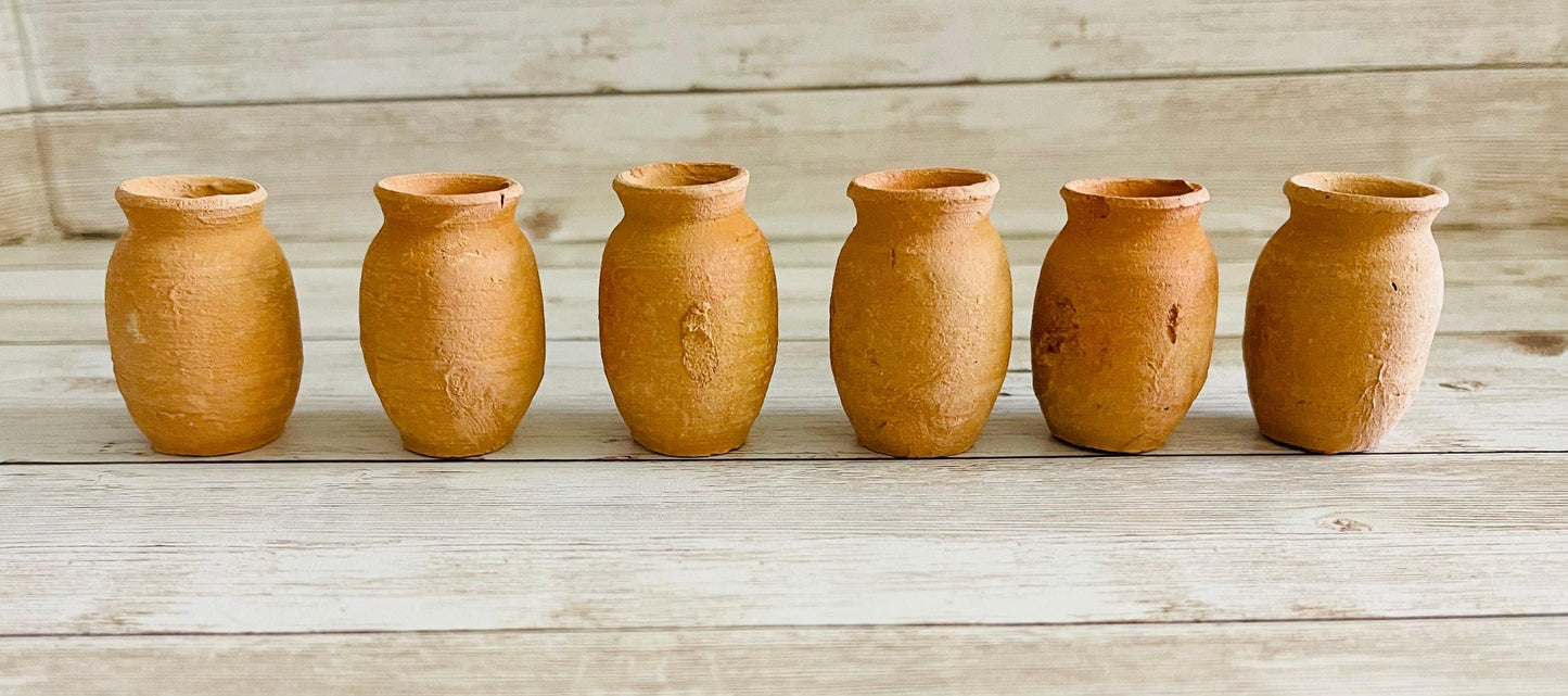 Mini Cantaritos for Tequila Shots or Hot Tea Mini Tequileros Mexicanos