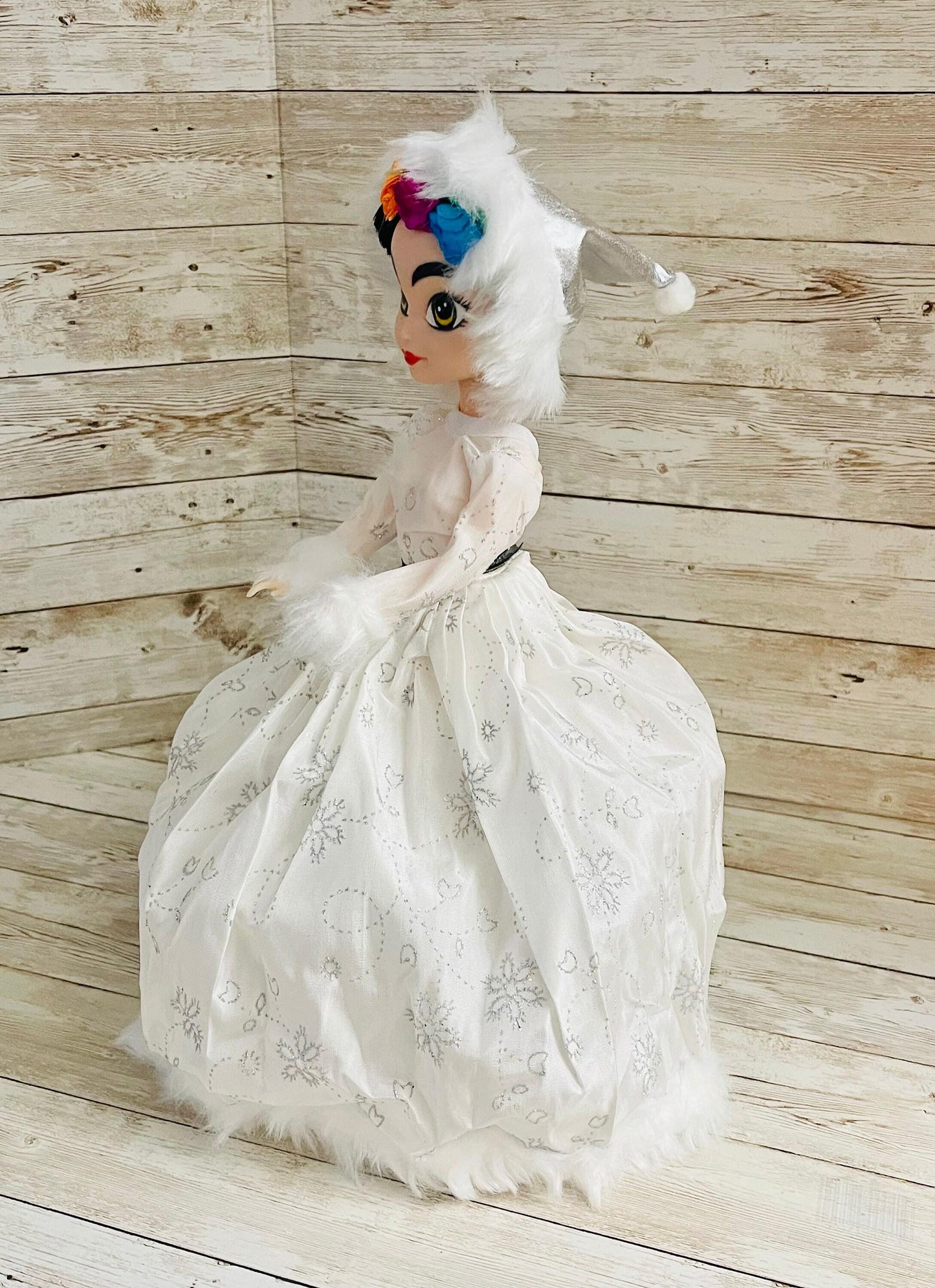 Frida Kahlo Christmas Doll Muñeca  Artesanal Navideña De Frida Kahlo