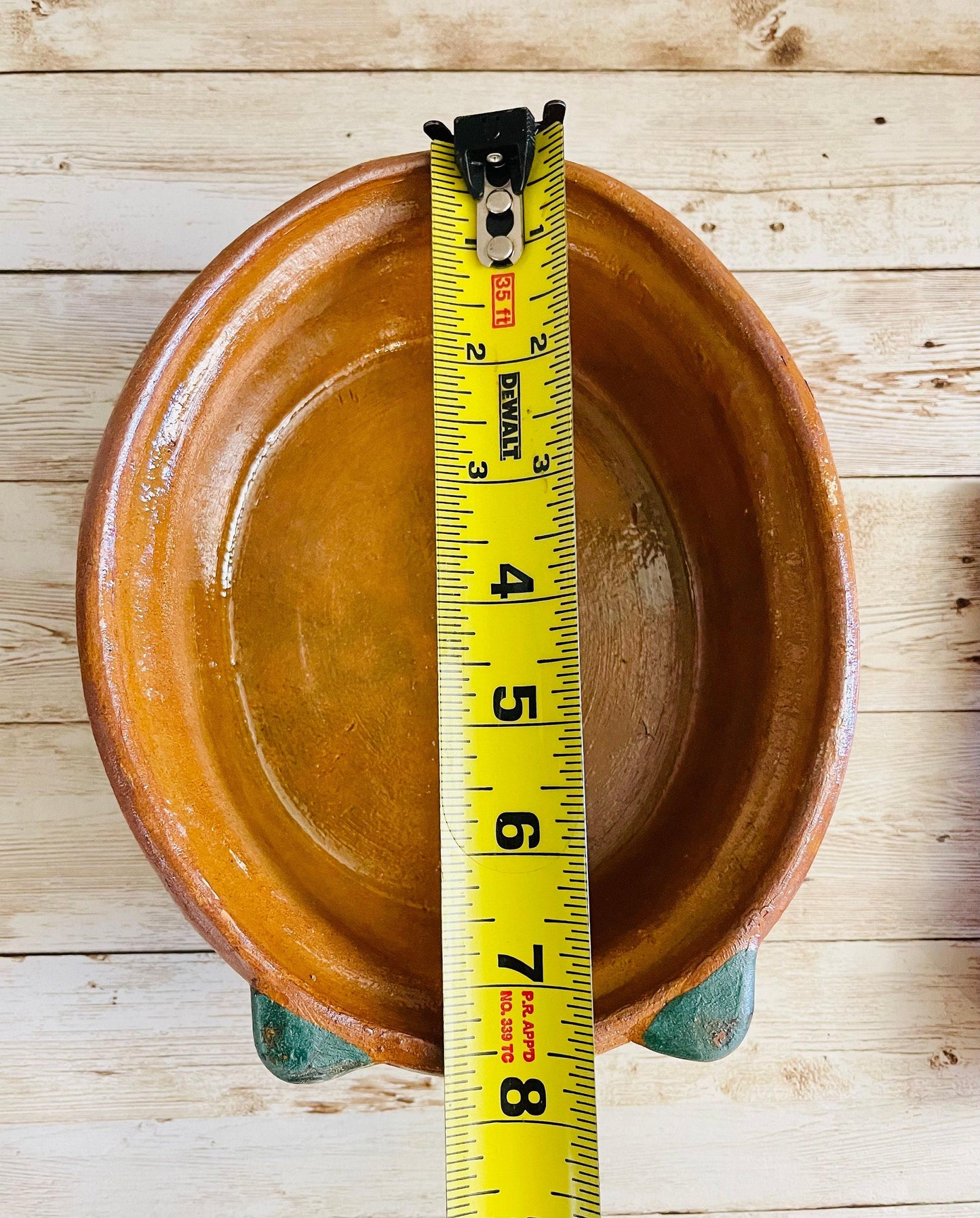 Terracota Bean Pot Salsa Bowl with Spoon & Salt Shaker Olla de Barro Salsero con Cuchara y Saleros