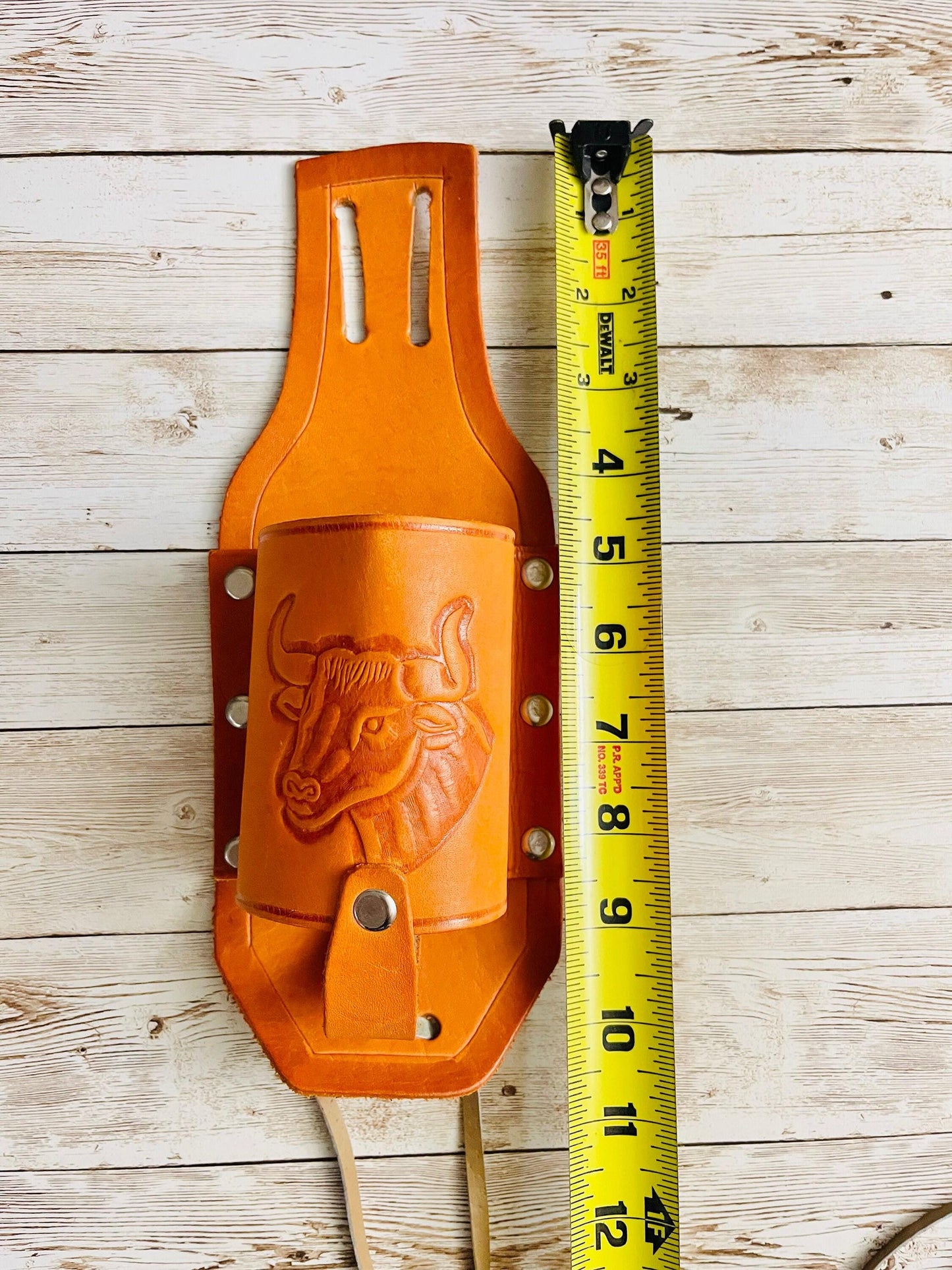 Belt Holster Bottle Holder Handmade Soft Genuine Leather Cargador De Botellas