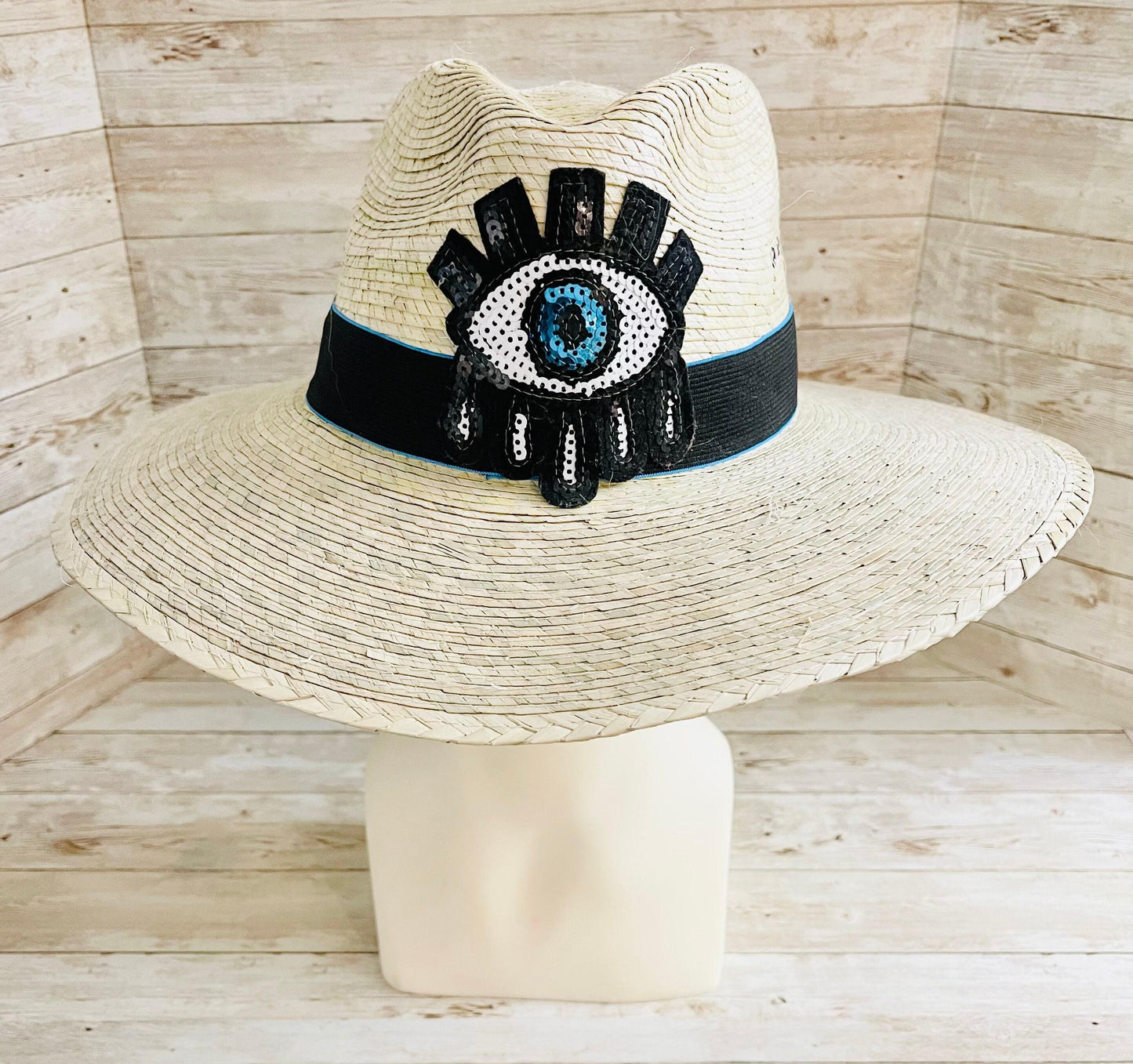 Mexican Artesanal Palm Leaf Beach Tote Bag and Hat Bolsa Mexicana Artesanal de Palma con Sombrero