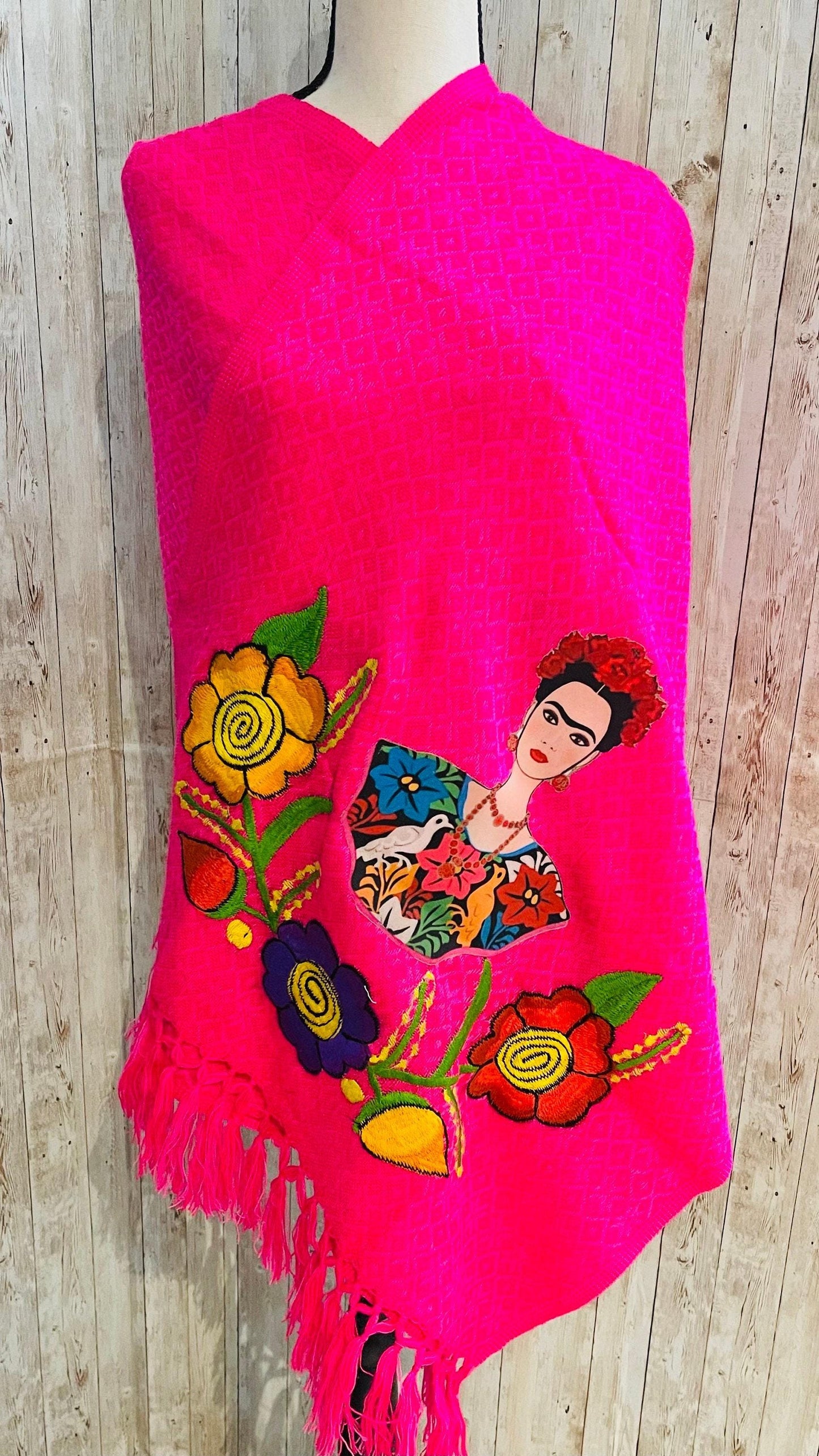 Frida Kahlo Embroidered Shawls Rebosos Bordados de Frida Kahlo