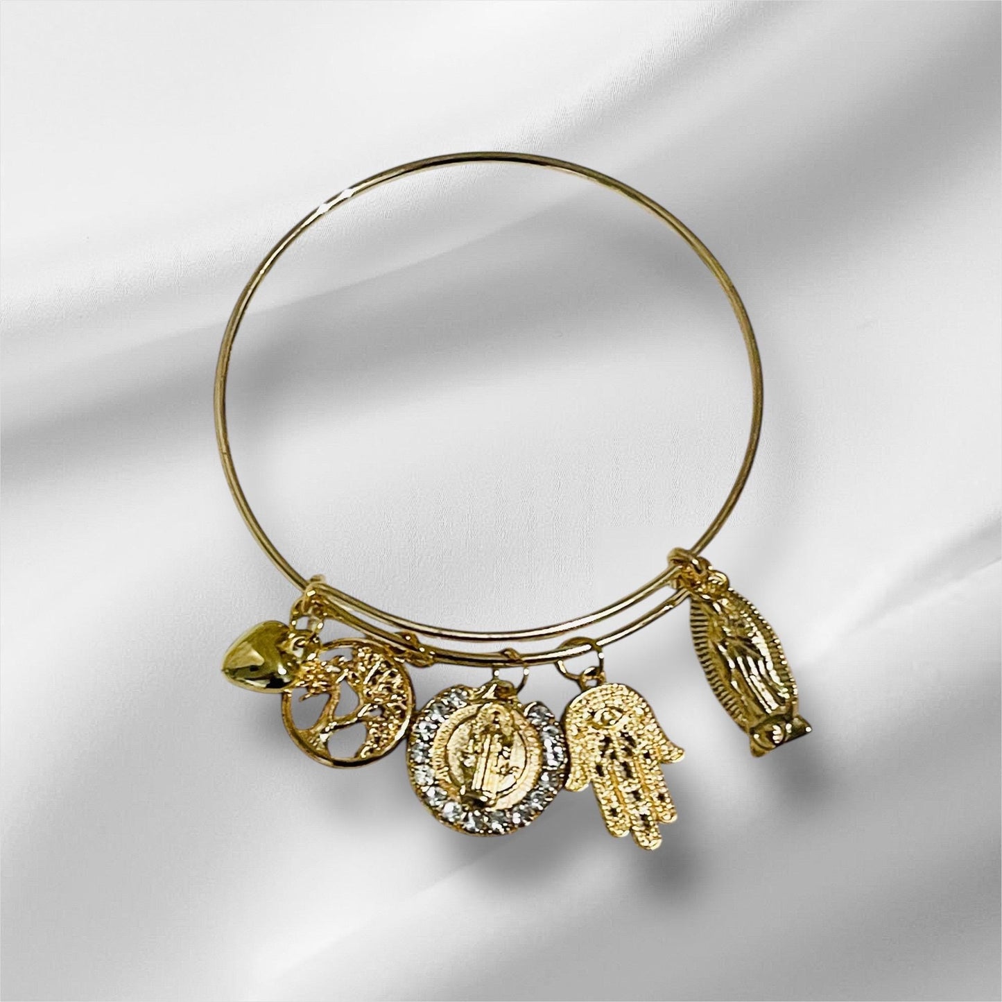 Expandable Protect Charm Hamsa Hand Tree of Life Indie Bracelet Pulseras de Mal de Ojo Arbol de la Vida