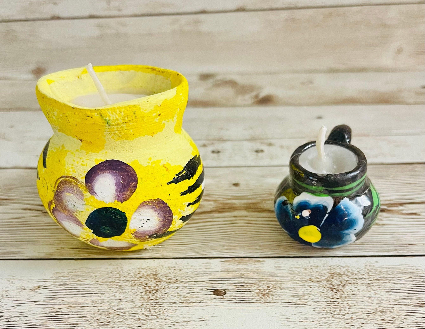 Mexican Terra Cota Cinnamon Casserole Candle Vela Mexicana En Cazuelita De Barro Aroma Canela