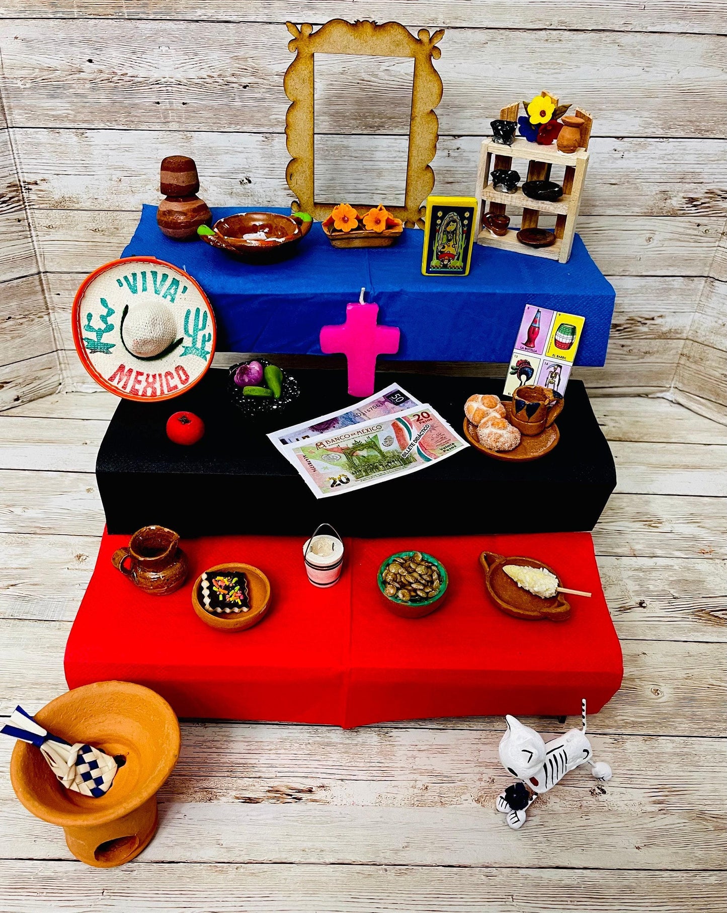 Altar de Ofrenda para Dia De Los Muertos Day of the Dead Offering Altar