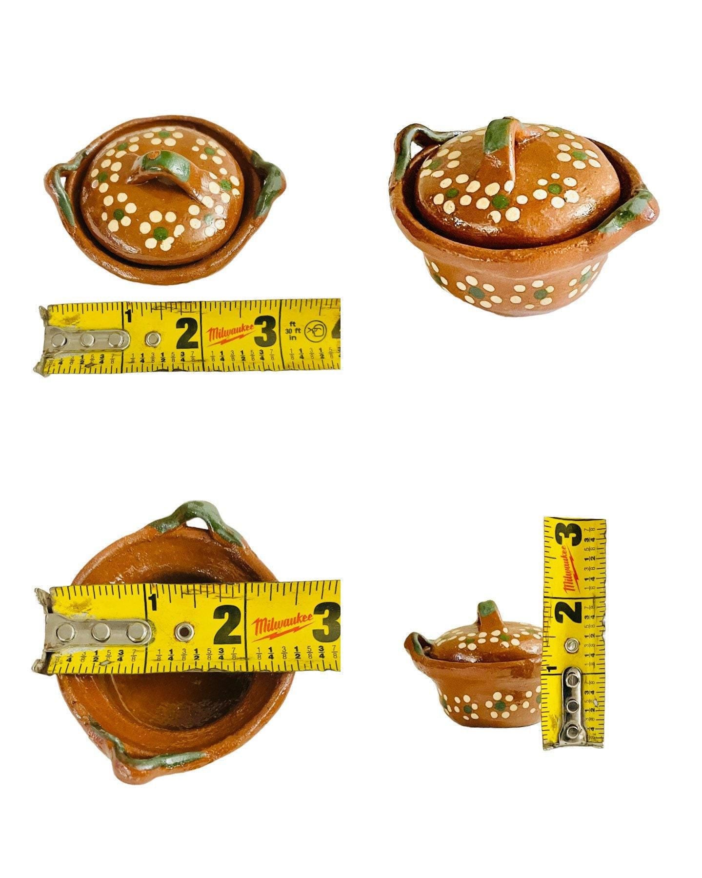 Mini Cazuelitas de Barro Mini Clay Pots
