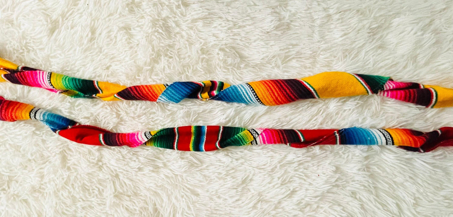 Mexican Sarape Stockings and Sarape Garland Sarape Bowl