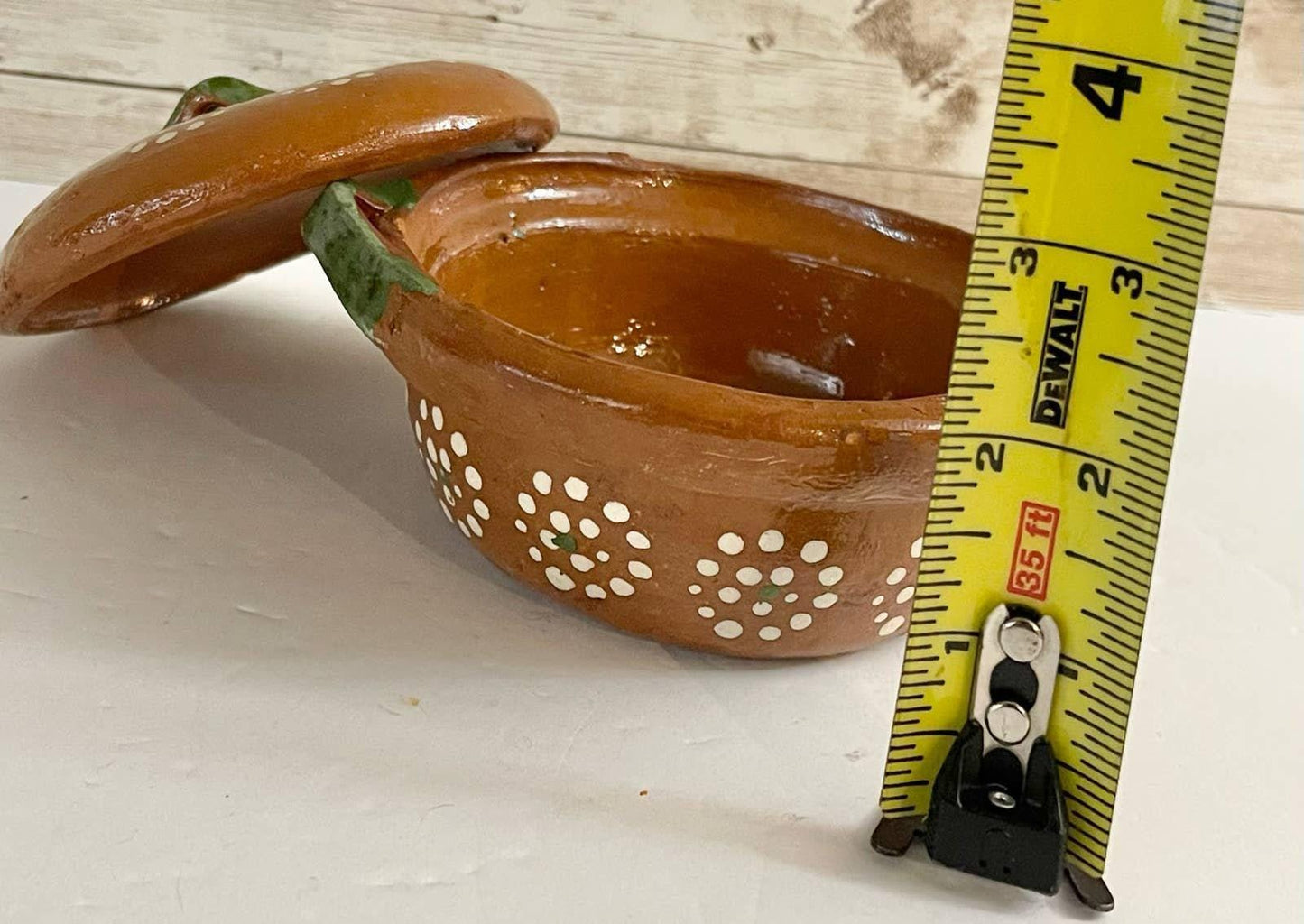 2 Mexican Casseroles 2 Cazuelas de Barro con Tapa