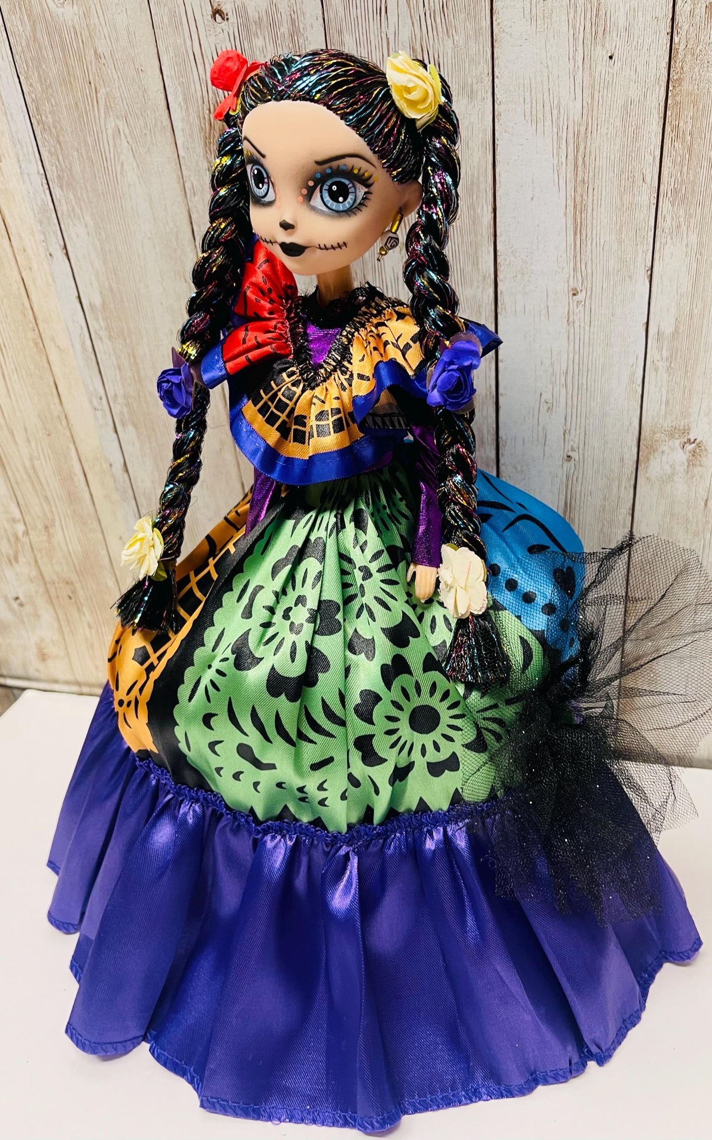 Day of the Dead Frida Kahlo Catrina Doll Catrina de Frida Kahlo Dia de Muertos