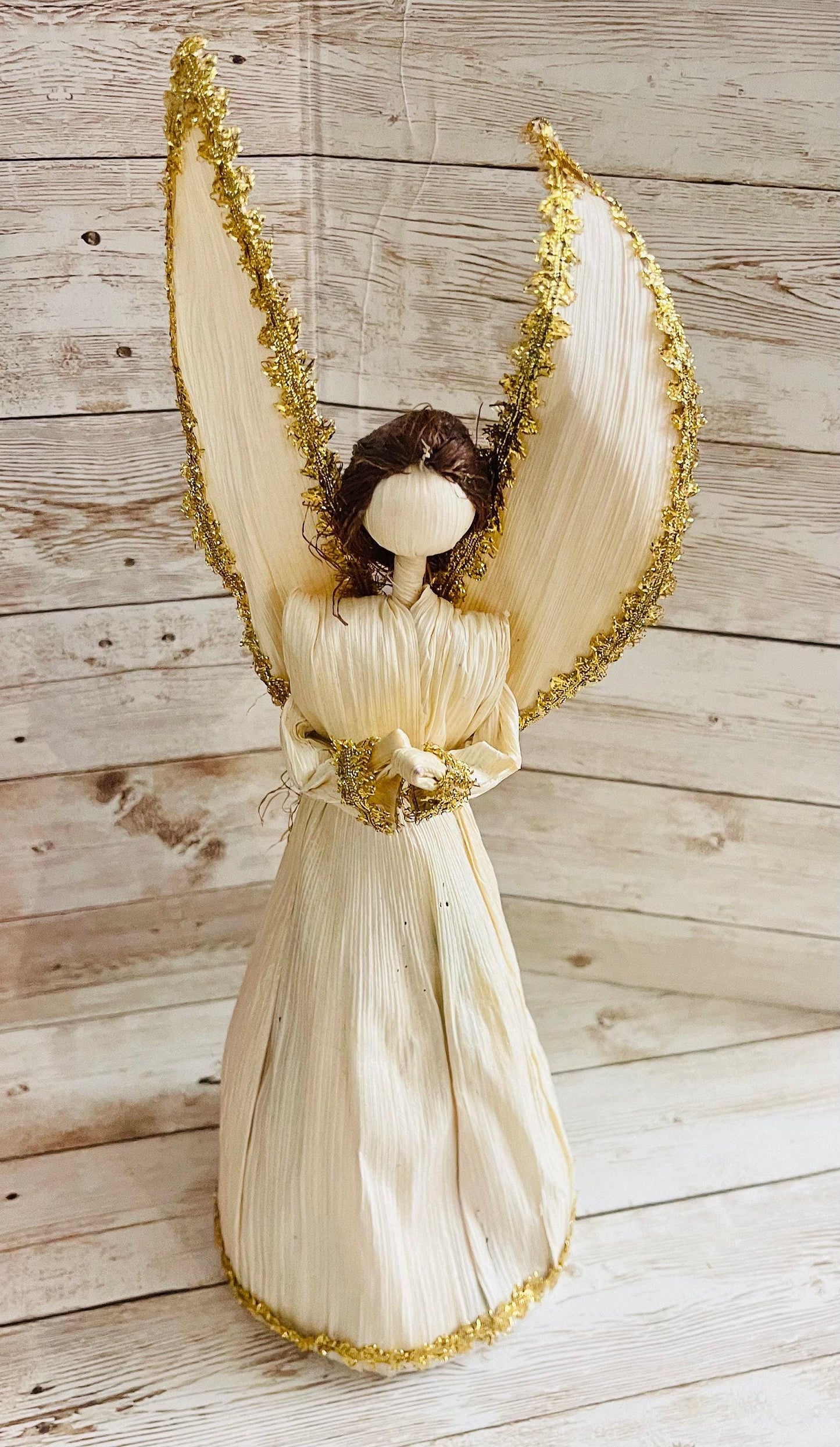 Corn Husk Nativity Set Nacimiento Navideño de Hoja de Maiz 10 Inches
