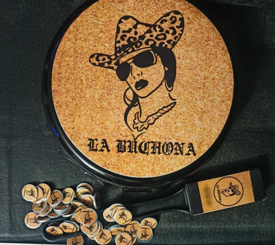 Fichero La Buchona Para Monedas/Fichas Con Pala MagnГ©tica Y 50 Fichas