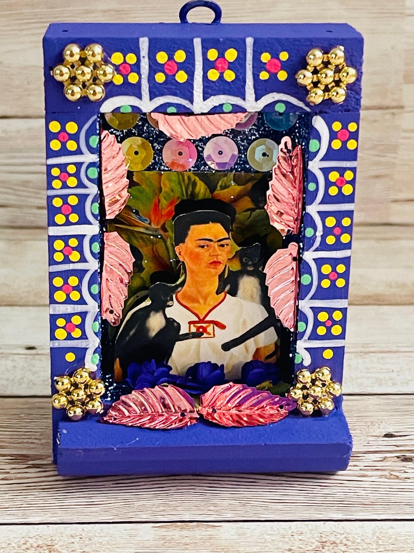 Nicho Mexicano De Frida Kahlo  Mexican Frida Kahlo Shadow Box