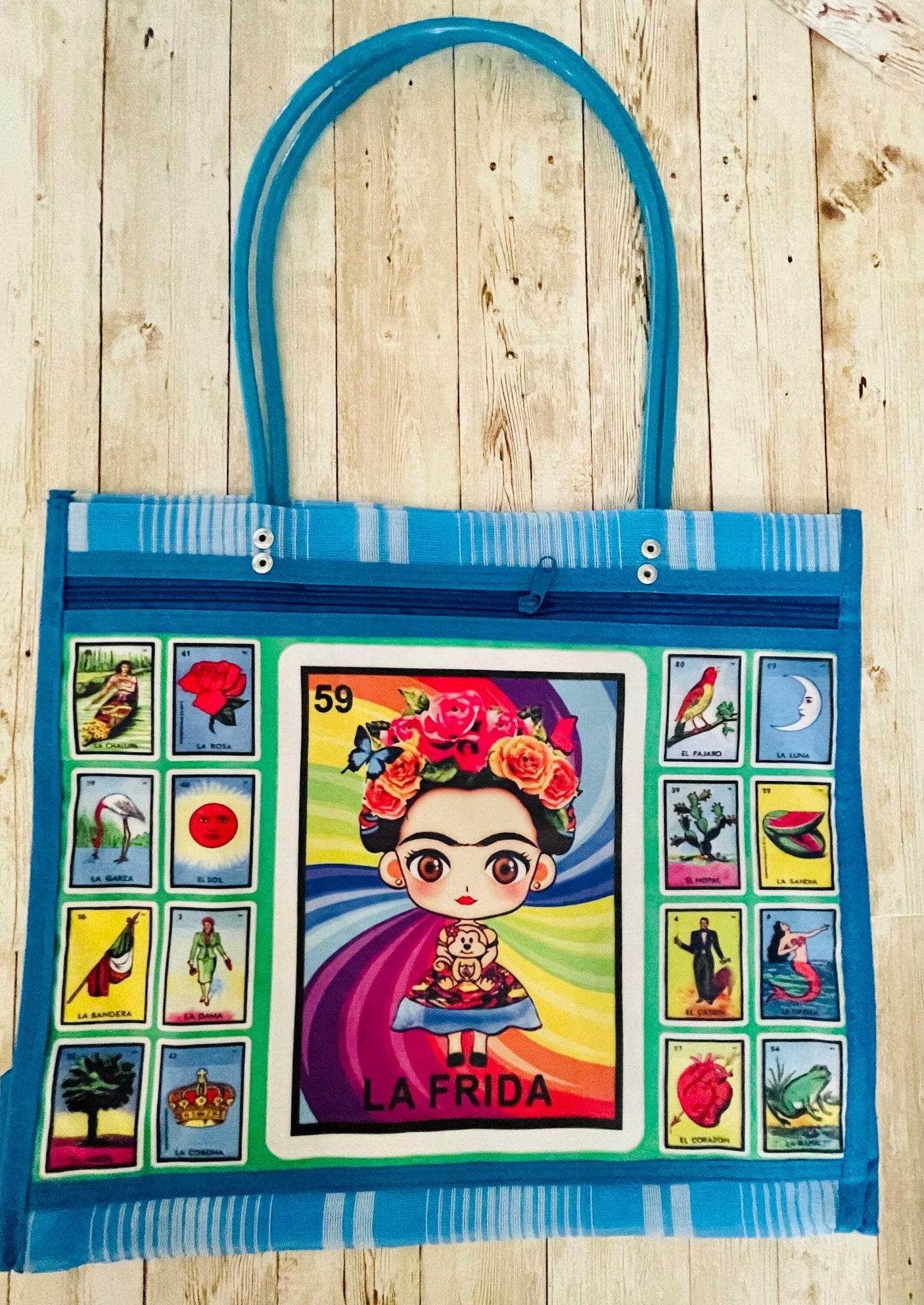 Frida Kahlo  Reuseable Mesh Mercado Bags Bolsas de Maya de Frida Kahlo