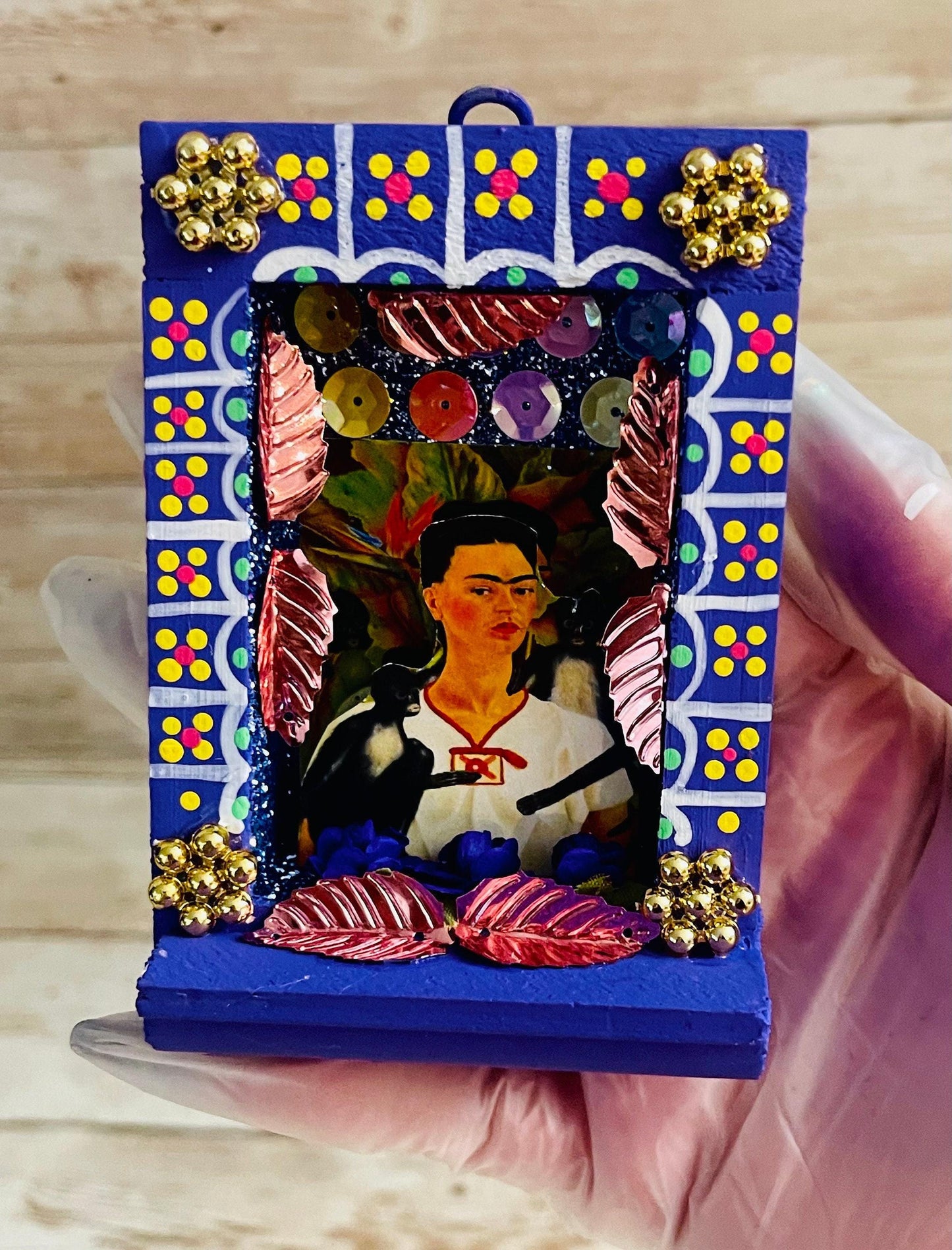 Nicho Mexicano De Frida Kahlo  Mexican Frida Kahlo Shadow Box