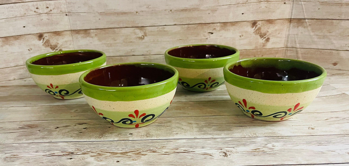 Terra Cota Mexican Clay Bowls Platos de Barro Engove