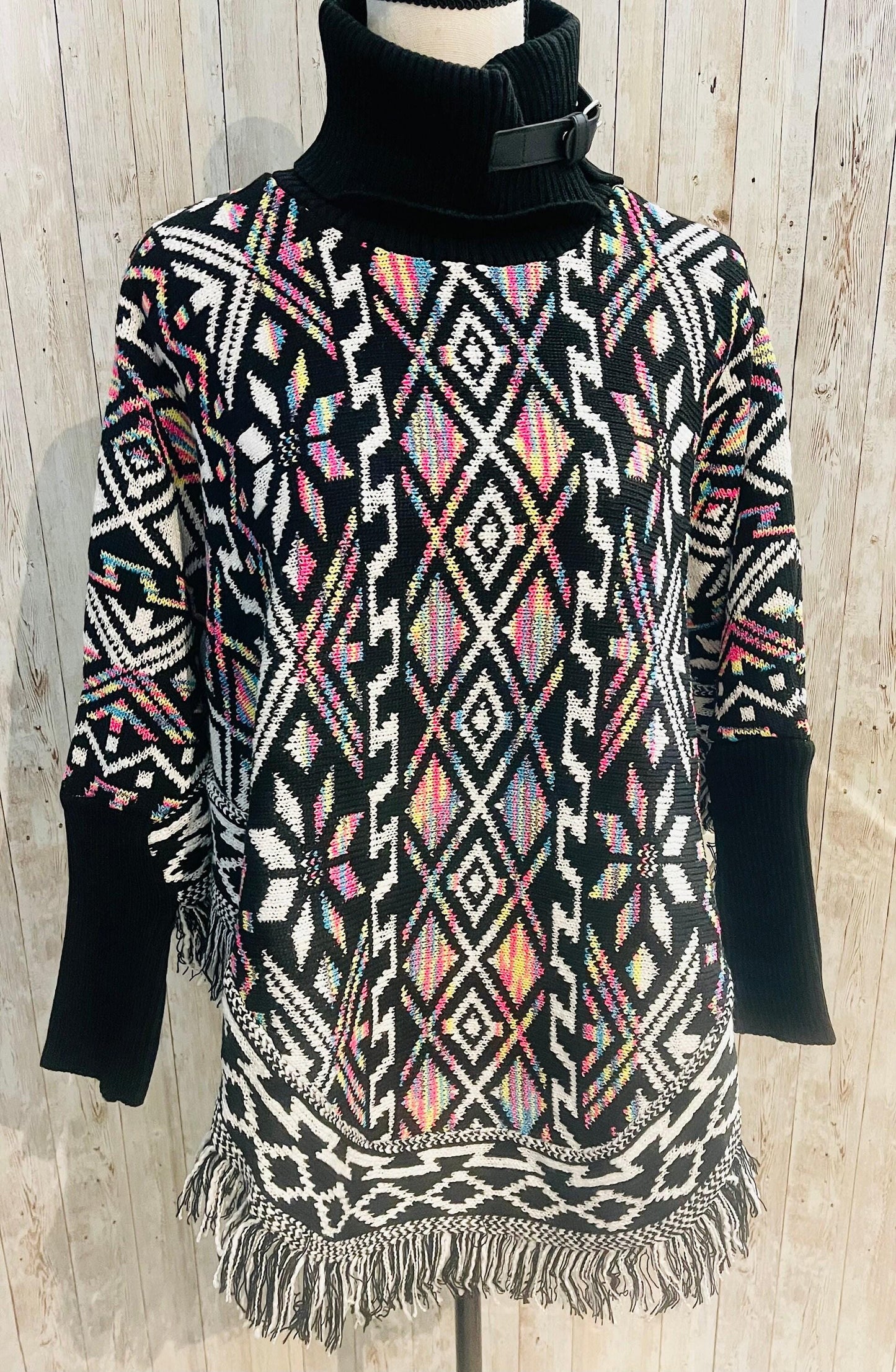 Mexican Artesenal MaГ±anita Poncho Jorongo Capa Mexicana Artesanal