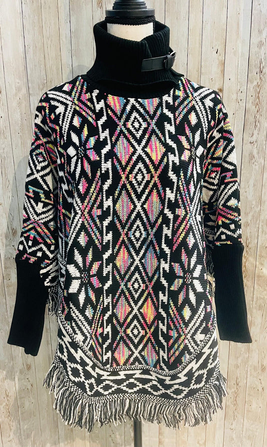 Mexican Artesenal MaГ±anita Poncho Jorongo Capa Mexicana Artesanal
