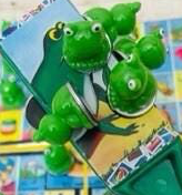 50 Froggy Filler Bingo Chips with Wand and Container 50 Ranitas para Cartas de Bingo con Pala Magnetica y Corcholata