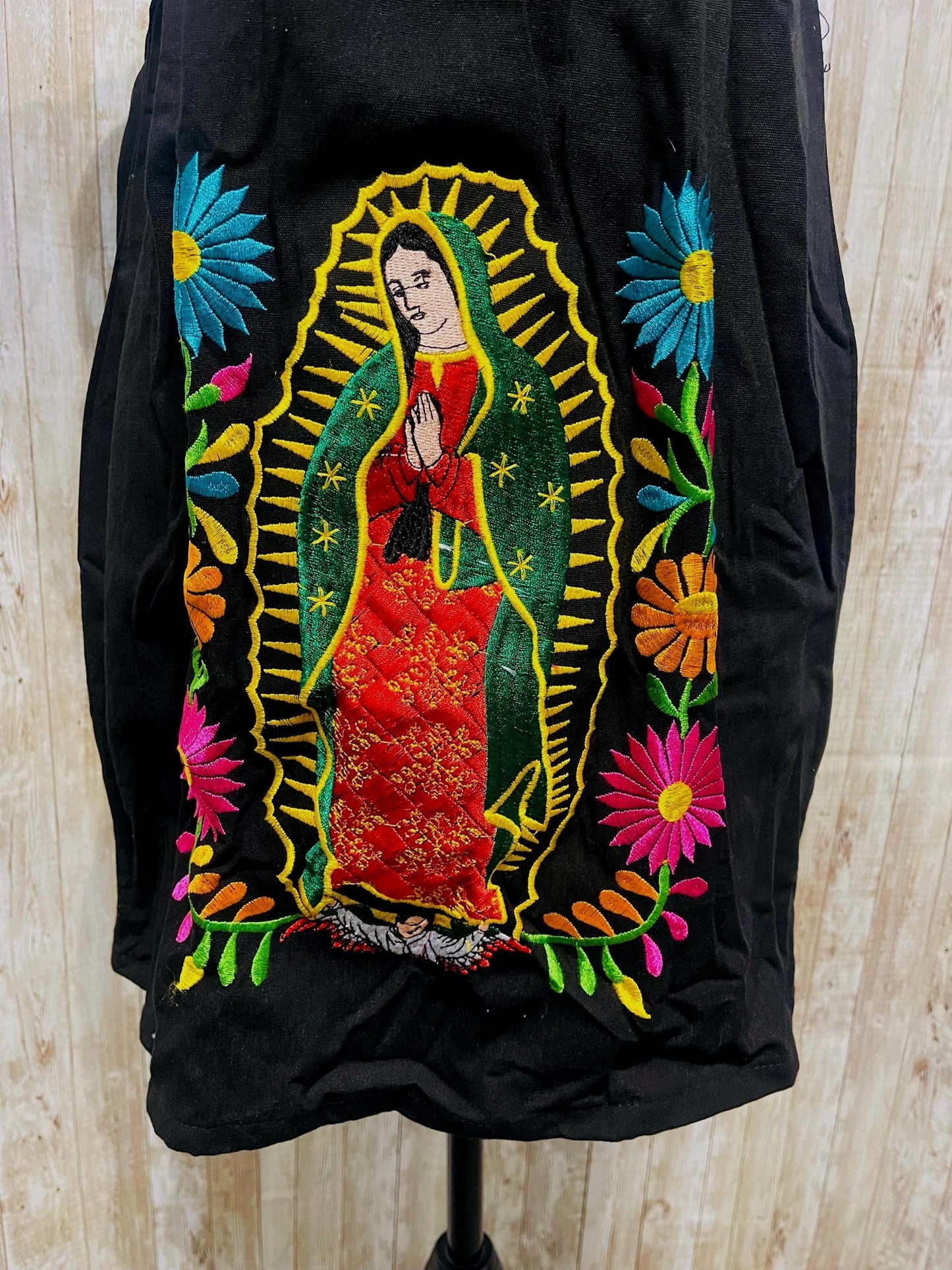 Kids Size Virgin Mary Mexican Embroidered Dress Vestido de NiГ±as de la Virgen Maria Bordado