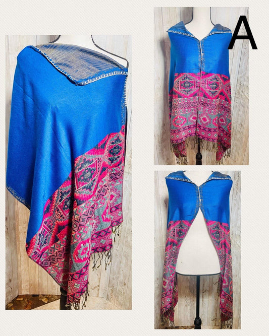 Handmade Mexican MaГ±anita Jorongo Capa Mexicana