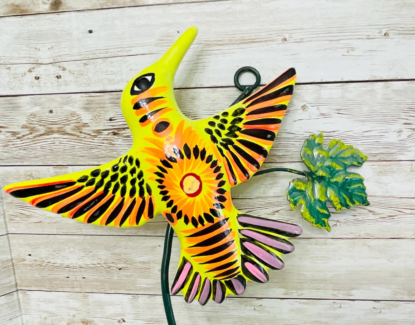 Mexican Exotic Ceramic Hanging Hummingbird Colibri ExГіtico de CerГЎmica para Colgar en la Pared