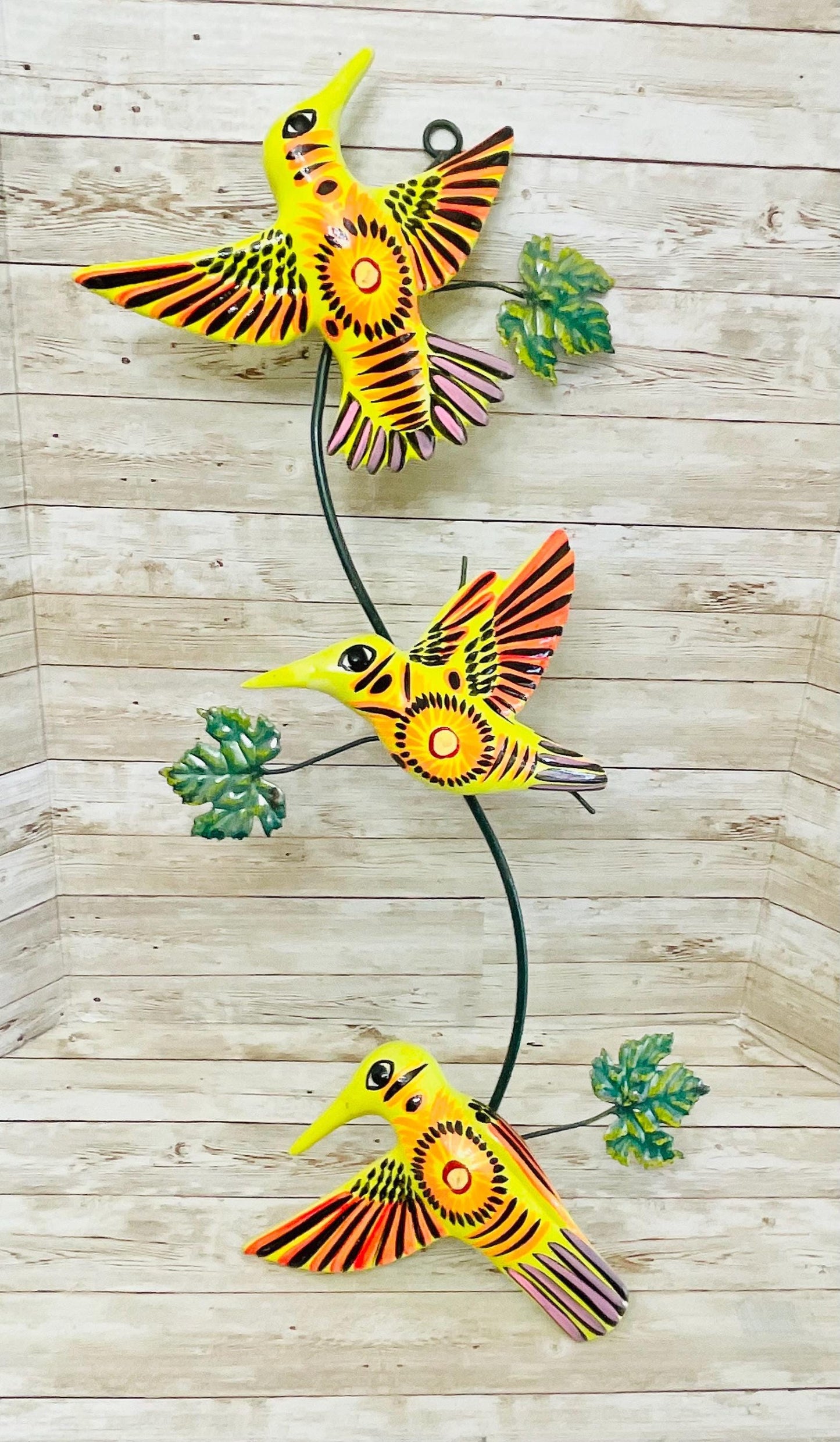 Mexican Exotic Ceramic Hanging Hummingbird Colibri ExГіtico de CerГЎmica para Colgar en la Pared