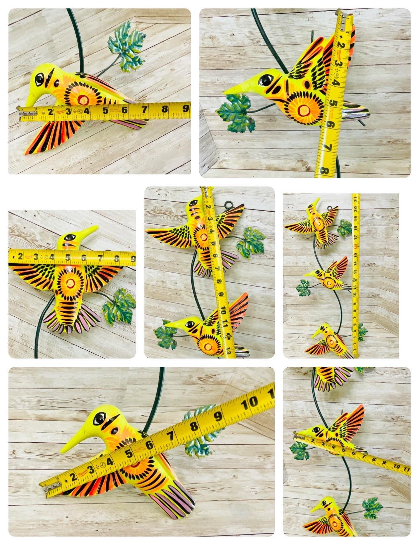 Mexican Exotic Ceramic Hanging Hummingbird Colibri ExГіtico de CerГЎmica para Colgar en la Pared