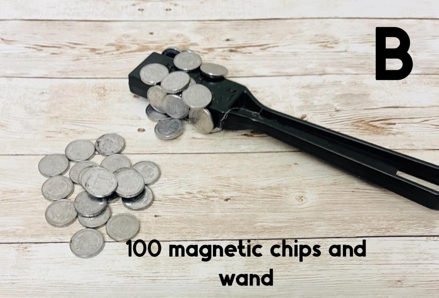 50 Monedas Mexicanas de Fichas Falsas MagnГ©ticas de 50 Centavos para Jugar 50 Cent Magnetic Play Coins or Chips for Filling Bingo Cards