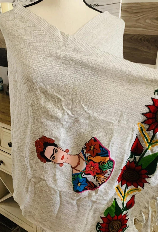 Frida Kahlo Embroidered Shawls Rebosos Bordados de Frida Kahlo