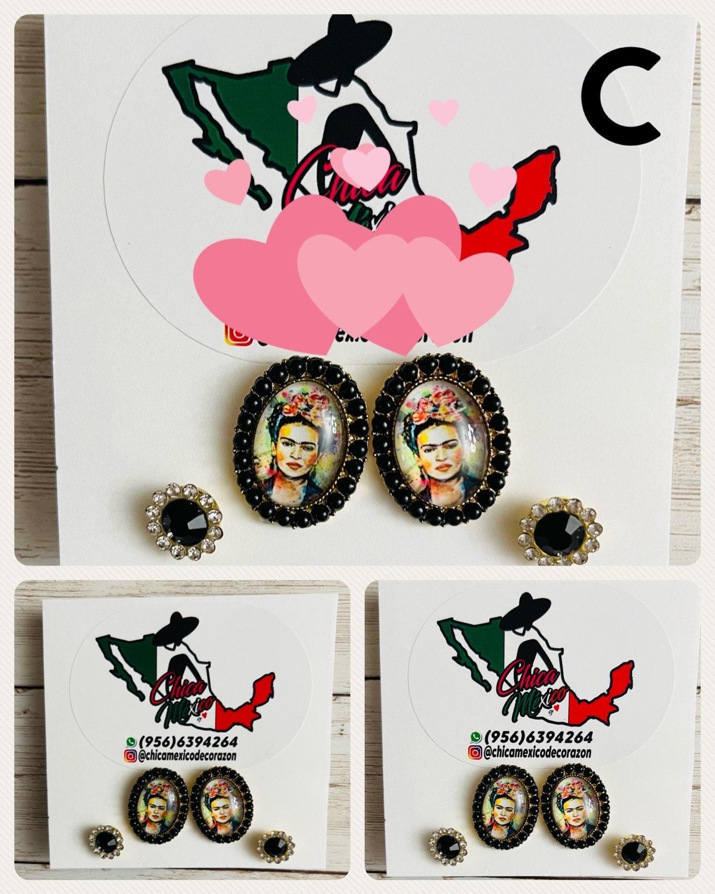 Frida Kahlo Earrings Aretes de Frida Kahlo