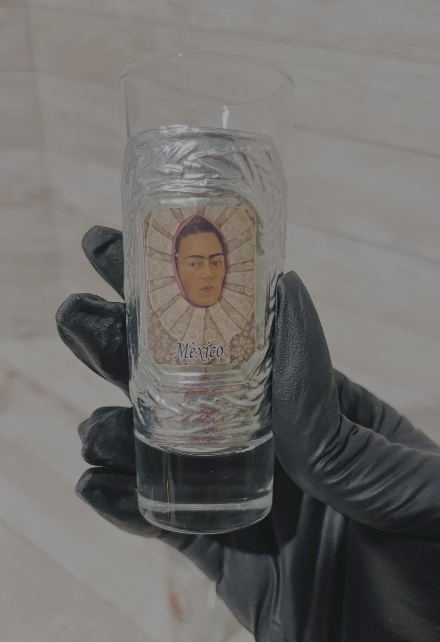 2x  Frida Kahlo Mexican Shot Glasses Vasos Tequileros de Frida Kahlo Set De 2x