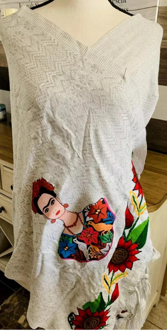Frida Kahlo Embroidered Shawls Rebosos Bordados de Frida Kahlo