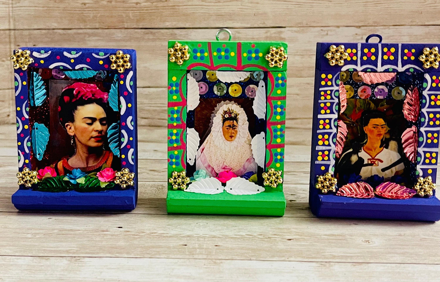 Nicho Mexicano De Frida Kahlo  Mexican Frida Kahlo Shadow Box