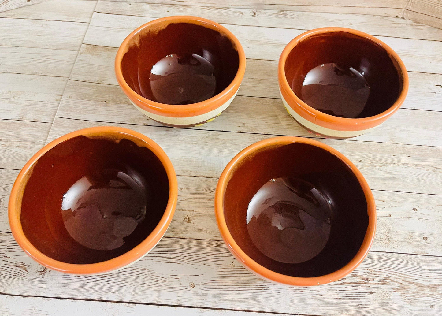 Terra Cota Mexican Soup Clay Bowls Platos Pozoleros de Barro Engove