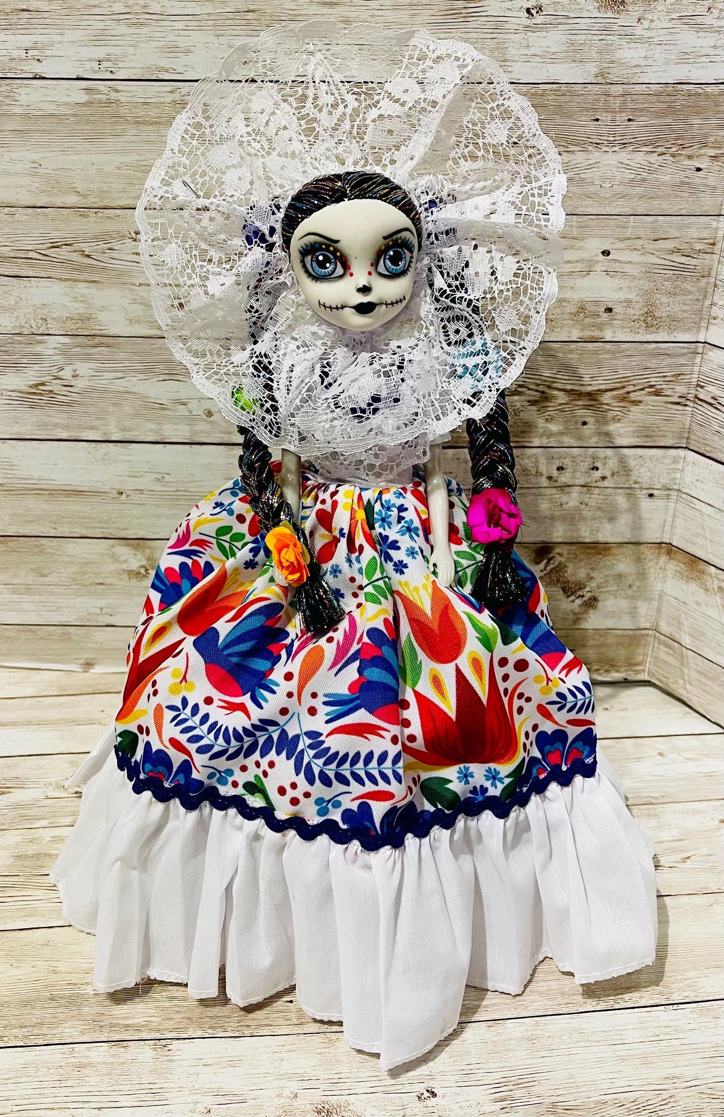 Day of the Dead Frida Kahlo Catrina Doll Catrina de Frida Kahlo Dia de Muertos