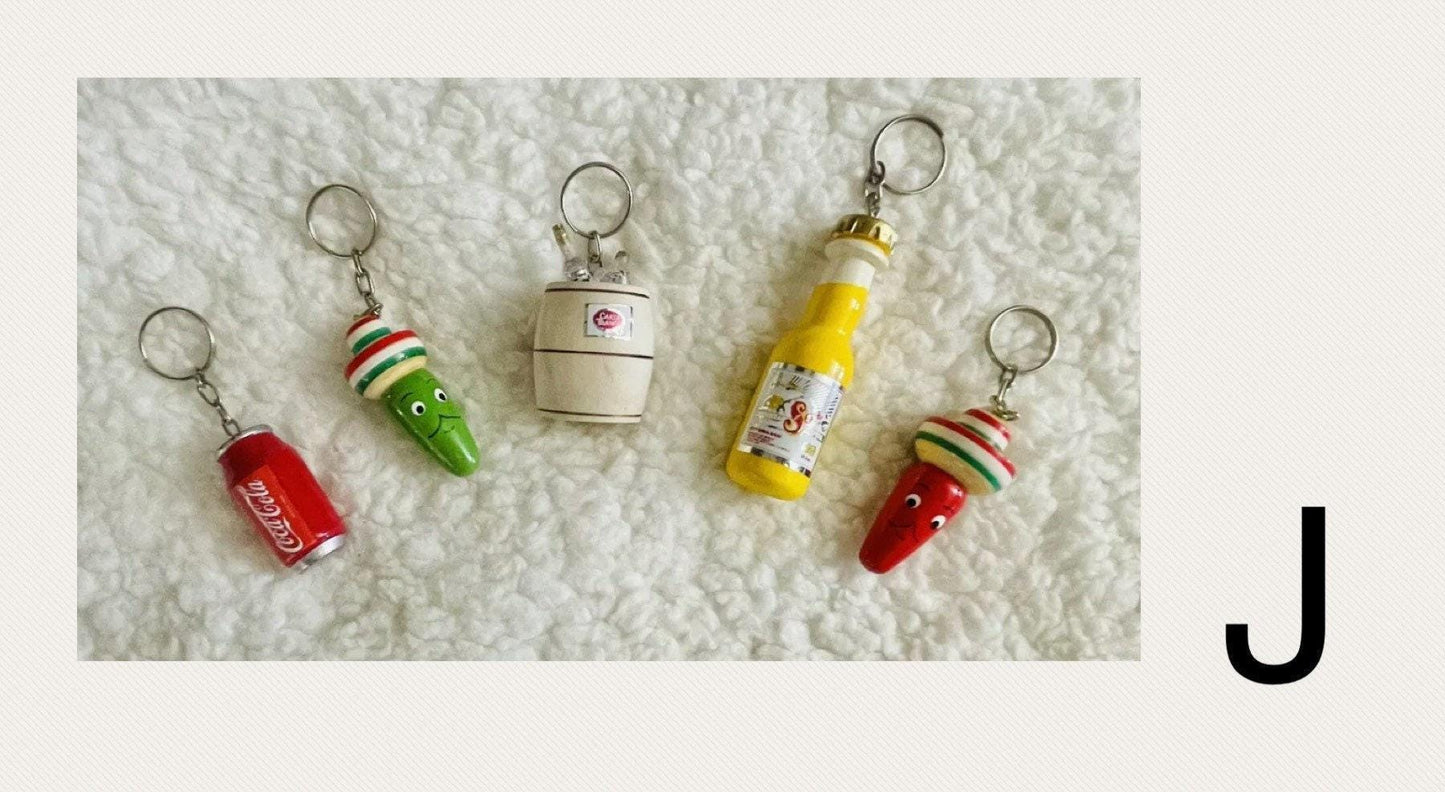 Llaveros de Ofrendas Para Dia de Los Muertos Mexican Keychain Charms