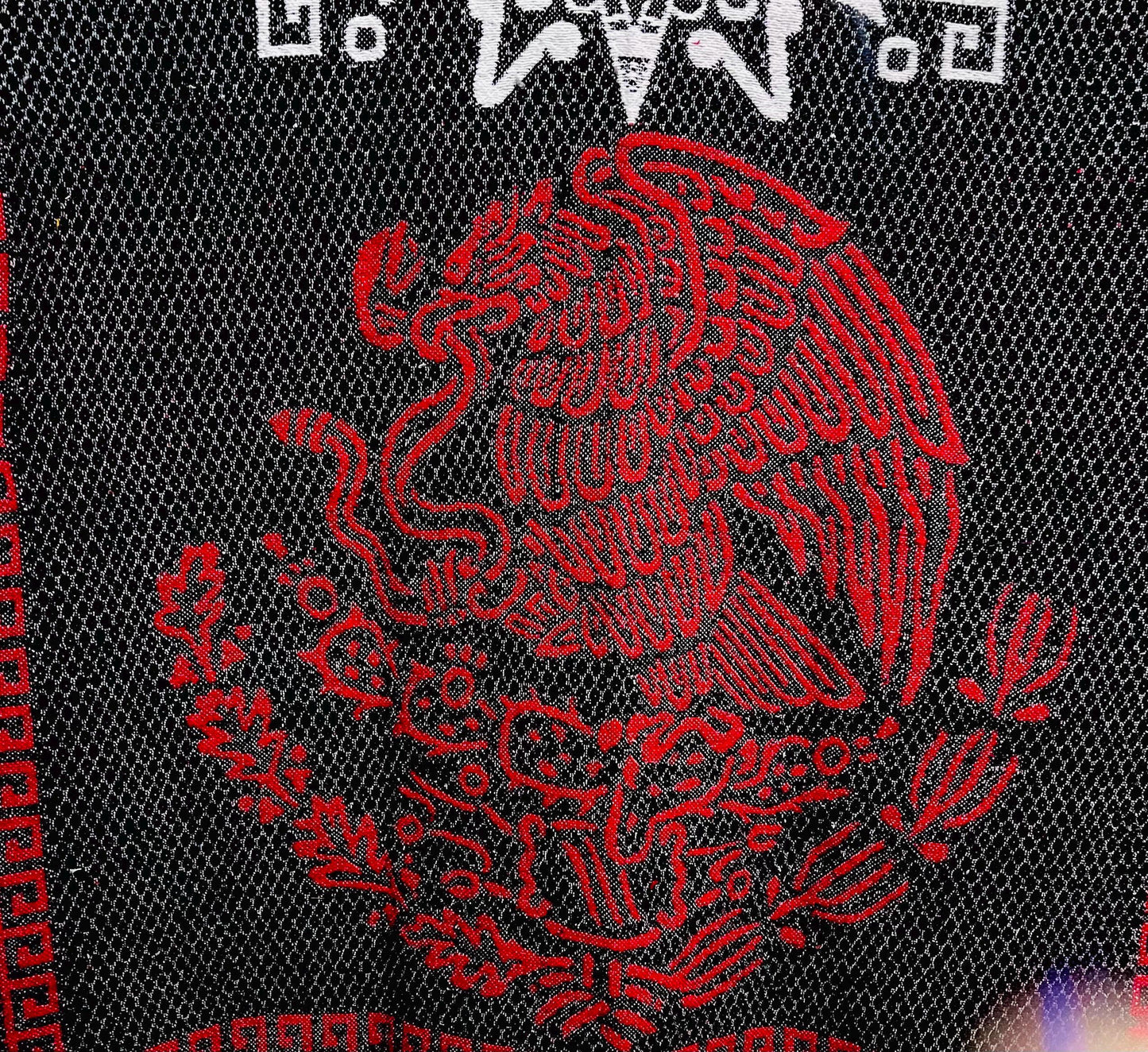 Mexican Poncho Aztec Calendar Poncho Gavan Calendario Azteca con Amor Eterno
