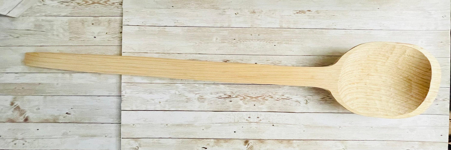 Mexican X Large Wooden Spoons Different Sizes 35 and 27 inches. Cuchara Mexicana de Madera Grande para Carnitas y Cazo 2 tamaГ±os disponibles