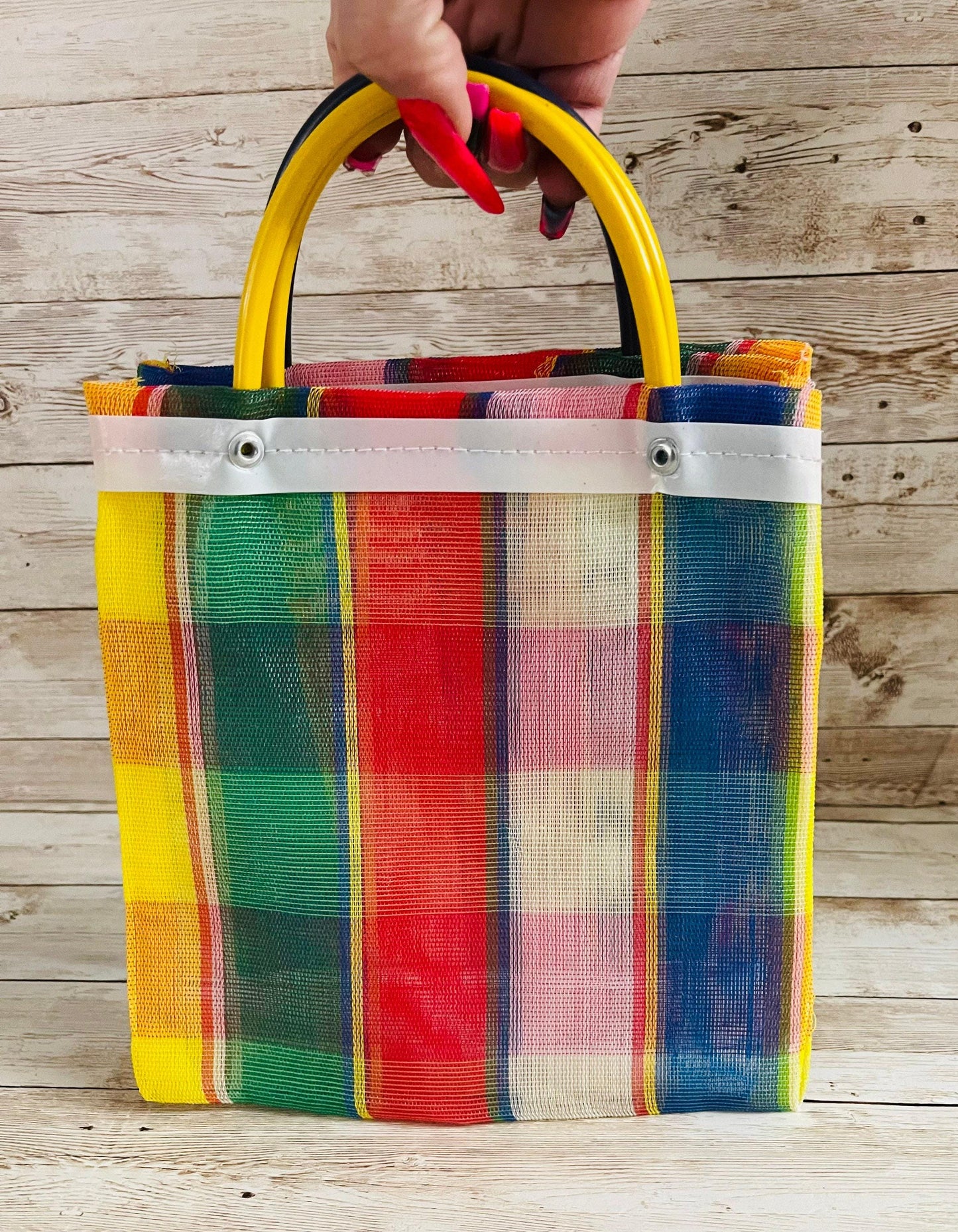 Reuseable Mercado Mesh Bag Bolsas de Maya Mexicanas