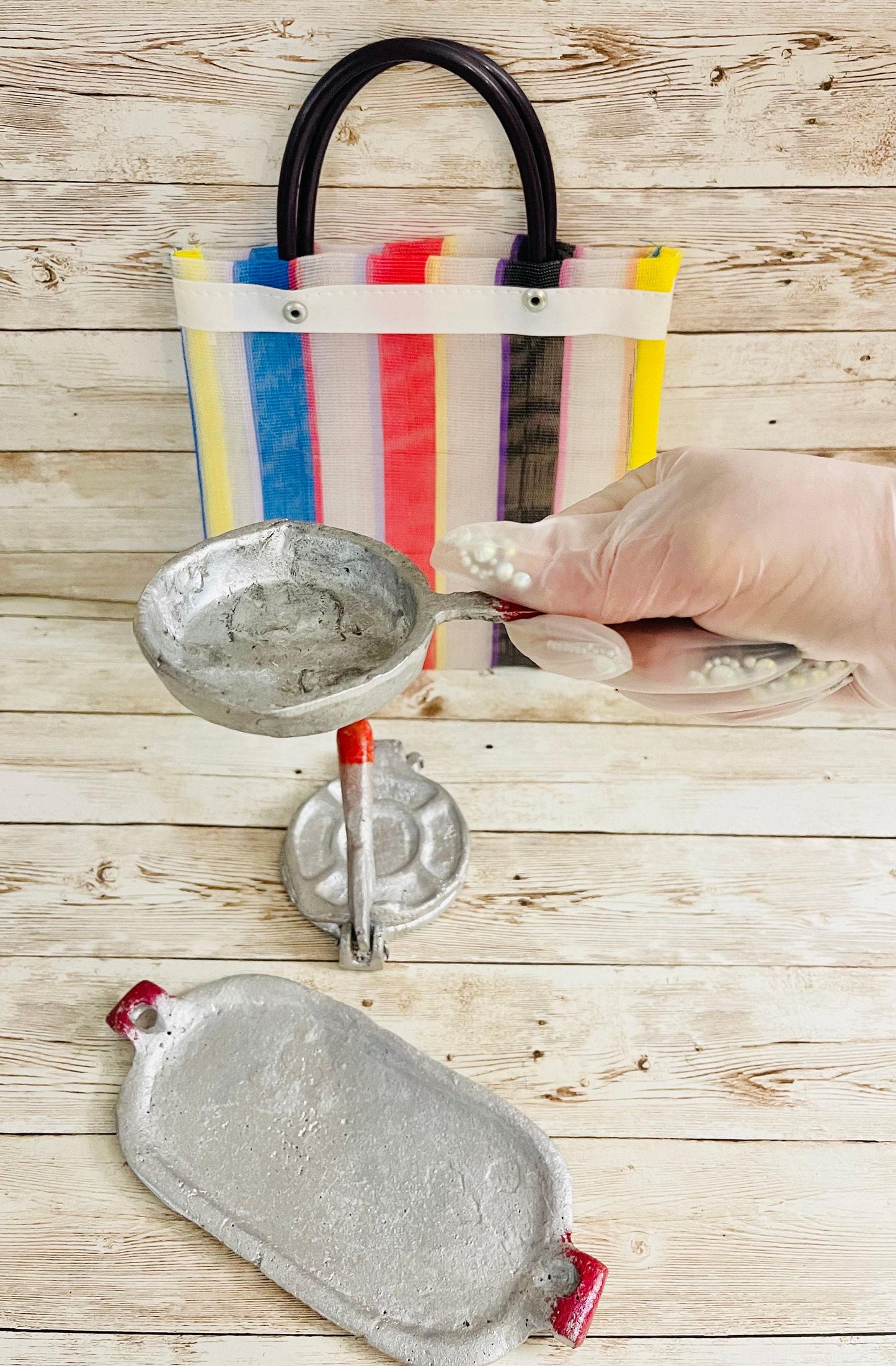 Mexican Kids Kitchen Pan Pot Skillet Juego Mexicano para Niños Incluye Tortillero Comal Sarten con Bolsita