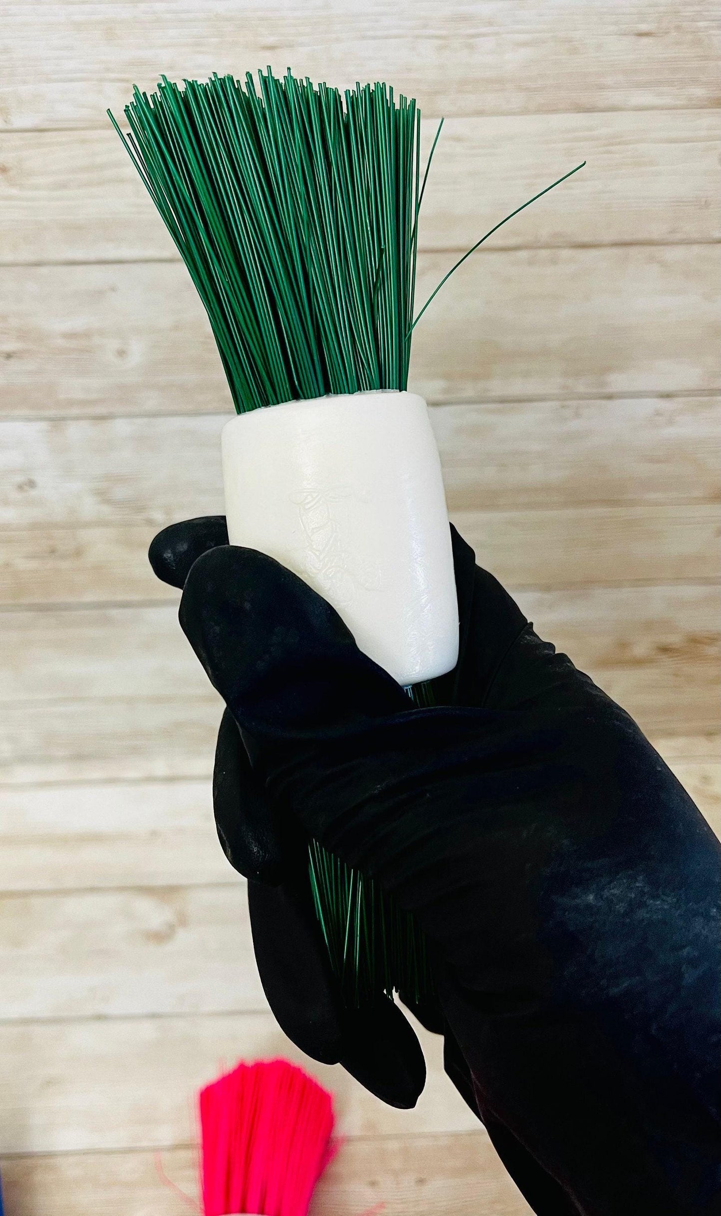 3x Mexican Plastic Brush Scrubber 3 Escobetas Mexicanas de Plastico